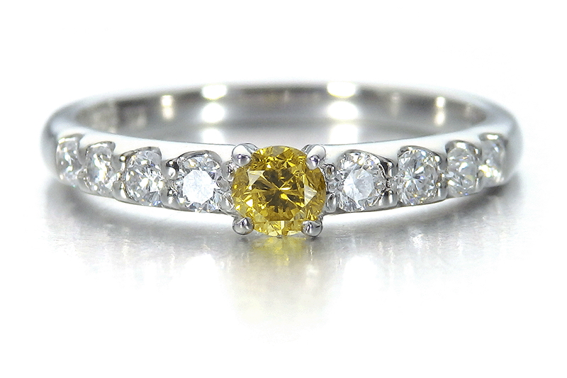 リング – イエローダイヤモンド(0.162ct) – 宝石店 SIND BAD ...