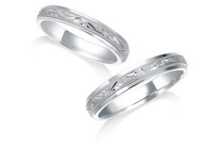 結婚指輪オーダーメイド和彫り