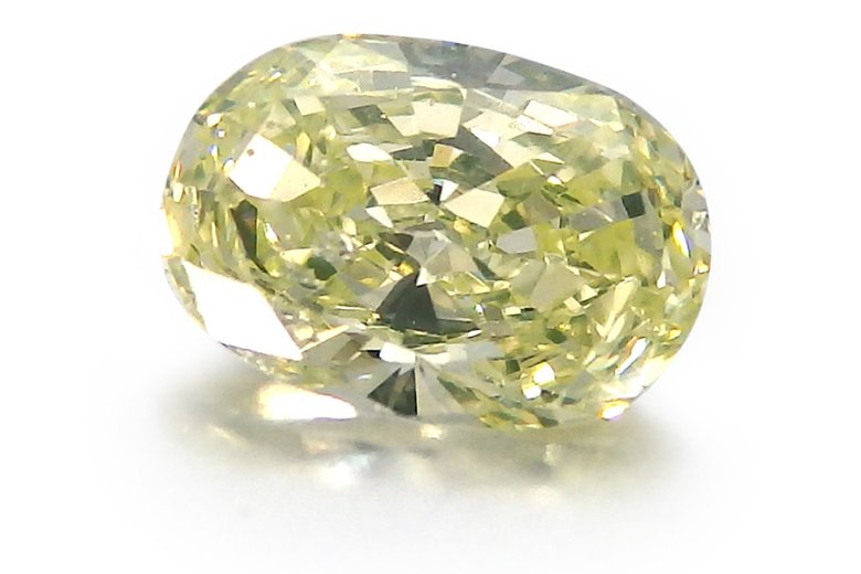 裸石 - 天然グリーンダイヤモンド FANCY LIGHT YELLOW GREEN（0.273ct）中央宝石研究所鑑定書付き