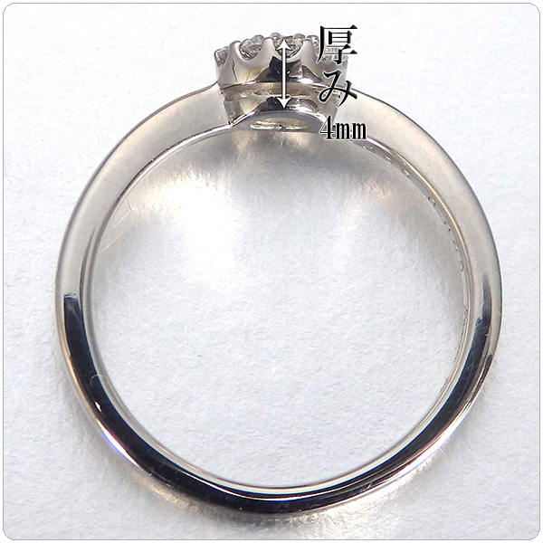 プラチナ リング – イエローダイヤモンド(0.105ct) ファンシー 