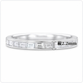 バケットカットエタニティ0.5ct
