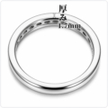 バケットカットエタニティ0.5ct