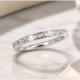 バケットカットエタニティ0.5ct