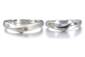 結婚指輪セミオーダープラチナ　YUKI
