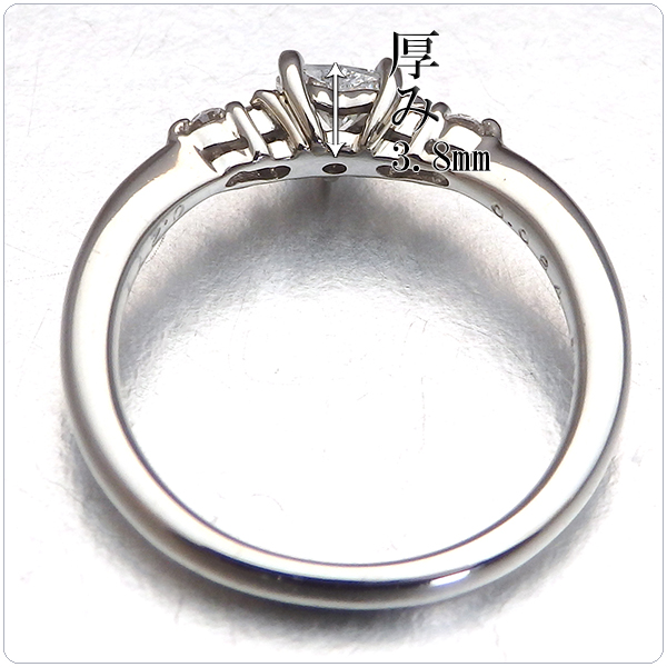 ハートシェイプ - ピンクダイヤモンド (0.277ct D SI1 HEART BRILLIANT )婚約指輪 中央宝石研究所鑑定書付き