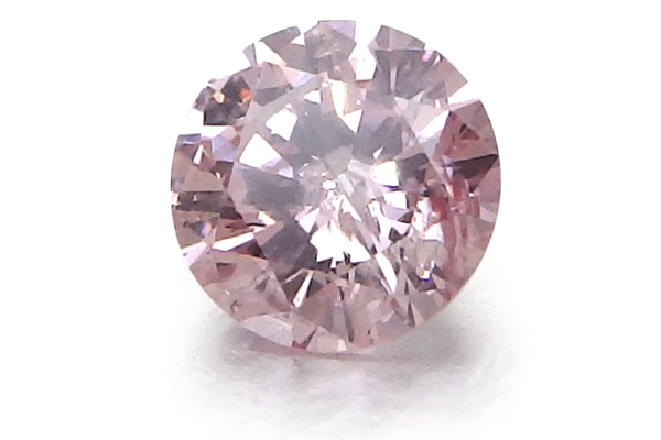 ルース 天然ピンク ダイヤモンド 0.058ct ファンシー パープリッシュ ピンク 裸石 中央宝石研究所ソーティング付き