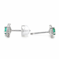 コロンビア産エメラルド0.32ct ピアス プラチナ