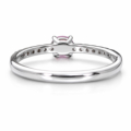 ピンクサファイア0.316ct プラチナリング Pt900 指輪 ソーティング付き 9月誕生石