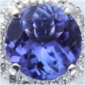 タンザナイト 0.765ct プラチナペンダントヘッド Pt ペンダントトップ 12月誕生石 レディースジュエリー