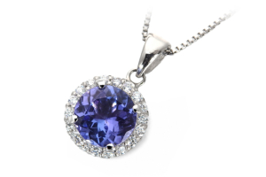タンザナイト 0.765ct プラチナペンダントヘッド Pt ペンダントトップ 12月誕生石 レディースジュエリー